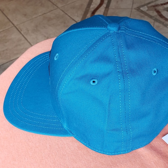 COACH FLAT BRIM HAT:NWT  SIGNATURE TWIST (C2451) TEAL - Picture 10 of 15
